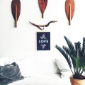 PLAKAT Z NAPISEM "LOVE" PAN LIS